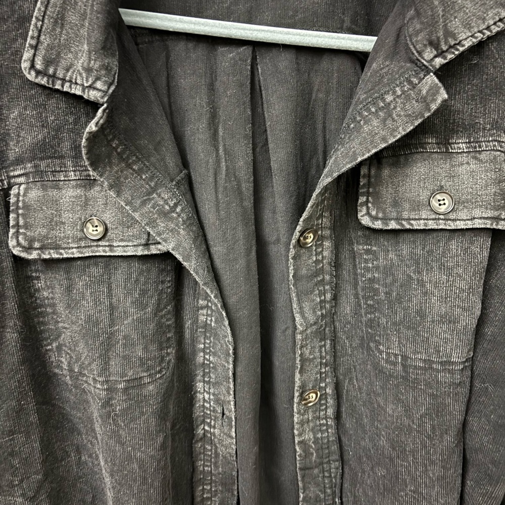 BiBi Black Fringe Distressed Light Weight Jacket - Picture 6 of 8